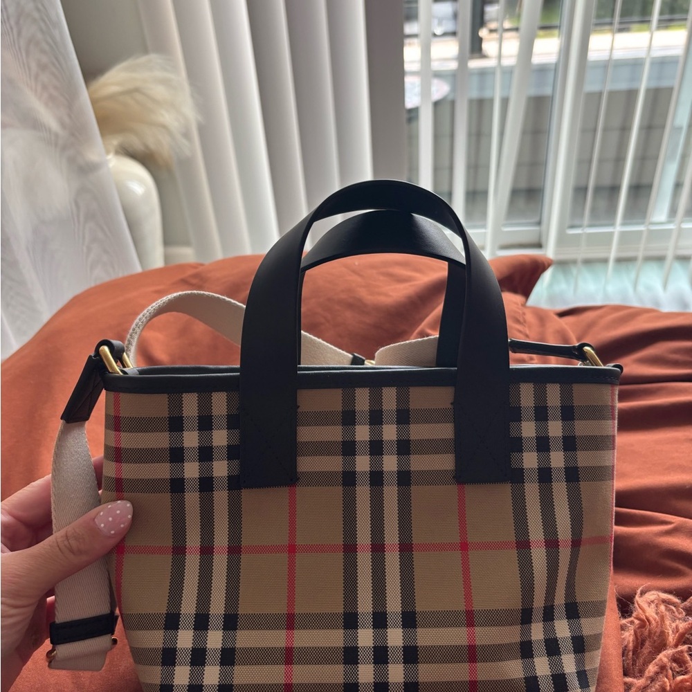Burberry Checkered Tote - never used